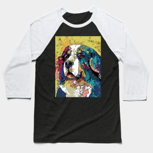 Bernese Mountain Art Baseball T-Shirt